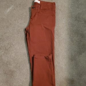 Just USA rust colored skinny jeans